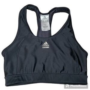 ADIDAS TECHFIT CLIMACOOL MESH LINED SPORTS BRA, BLACK, SIZE M